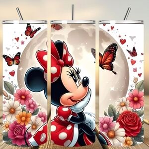 3D Cute Minnie Flowers Tumbler